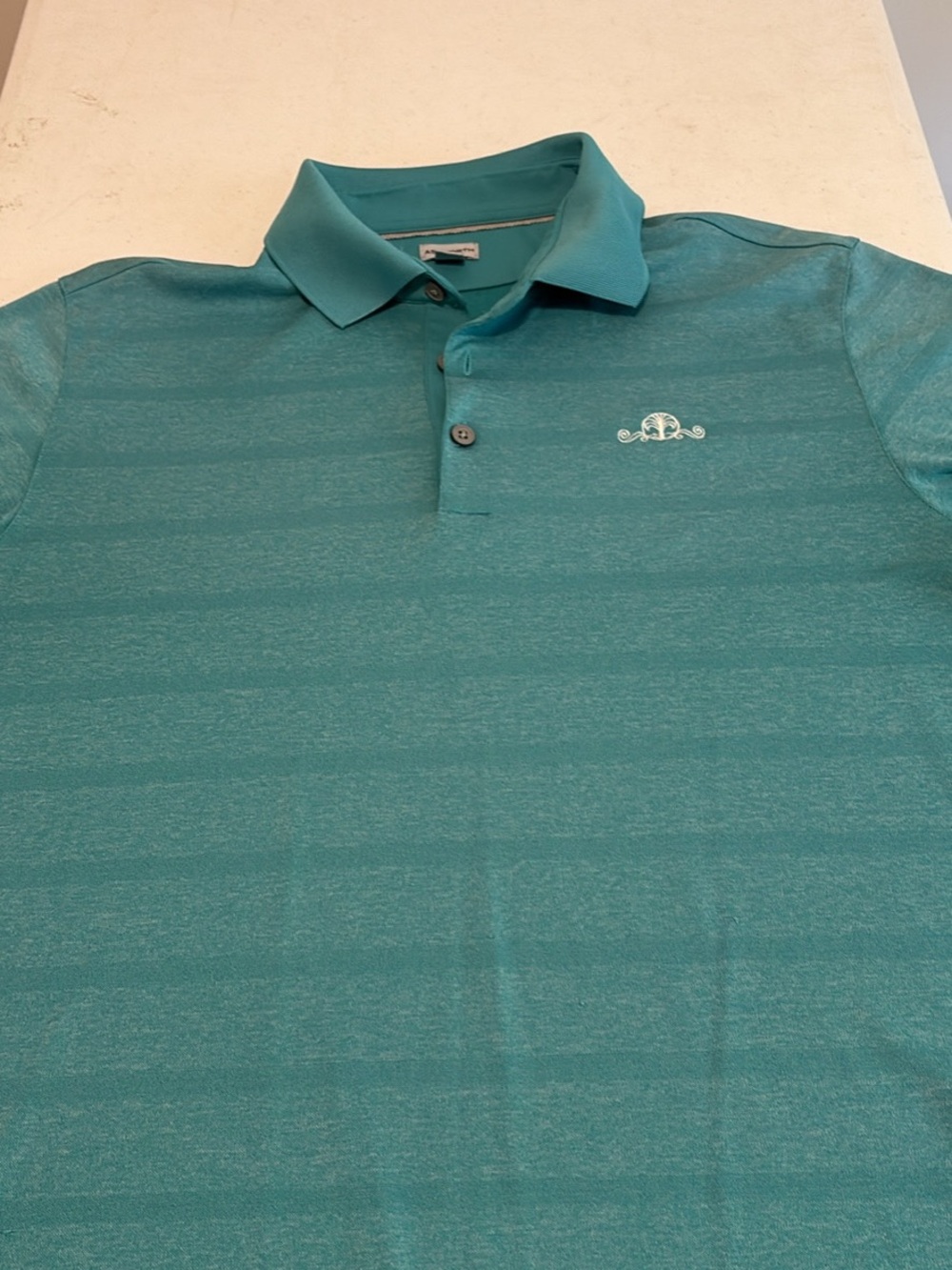 Daniel Island Club, Teal Men's Polo Shirt with Embroidered Logo